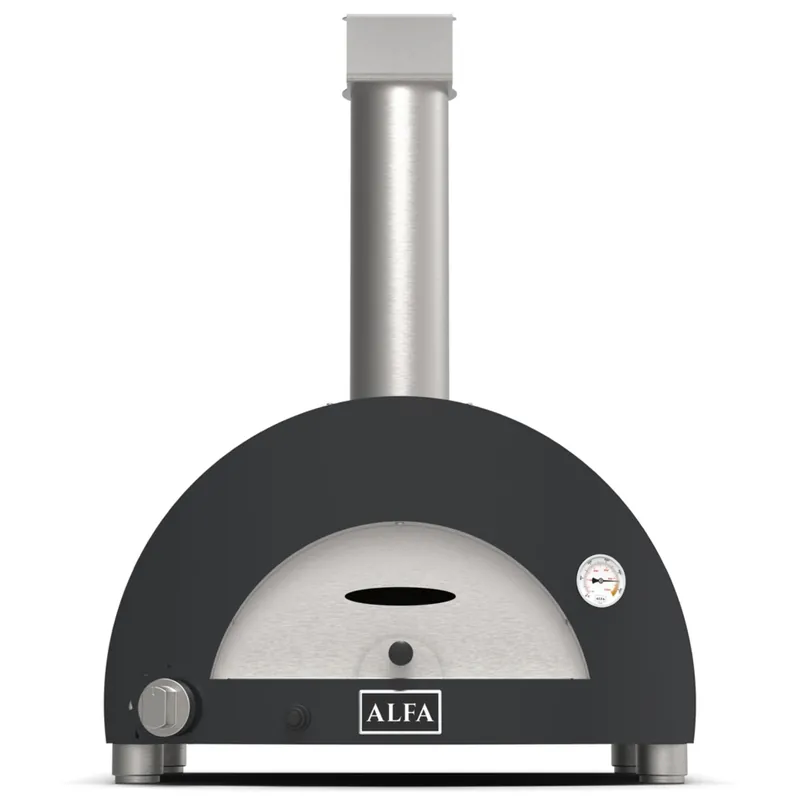 Neu Alfa Forni Moderno 1 Pizza Gas Schiefer Grau