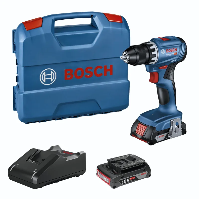 Finale Aktion Bosch GSR 18V-45 (2x2,0Ah, 82AC, L-Case