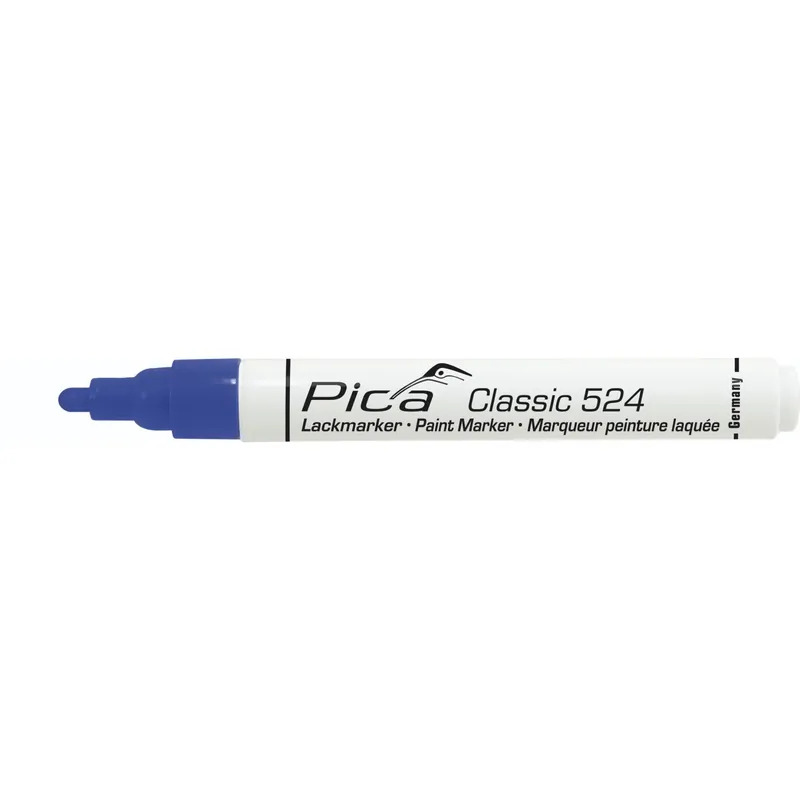 Pica Lack-/Industriemarker 2-4mm Rundspitze, blau Garantierte Lieferung
