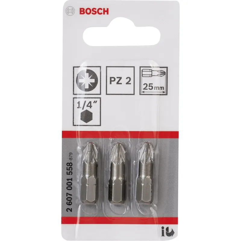 Bosch 3ST PZ Kreuzs.Bit Gr.2 XH 25mm Neu Im Sortiment