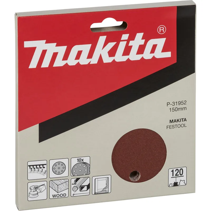 Makita Schleifpap. Kl. 150mm K120 Finale Aktion