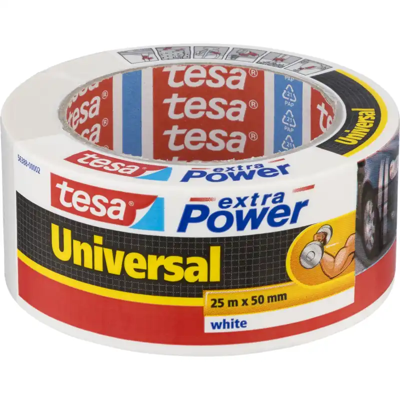 Günstig Tesa Gewebekleb. 25m x 50mm extra Power weiß 56388