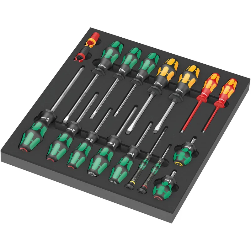 Wera 9710 Schraubendreher Set 1 Schaumstoffeinlage Rabatt