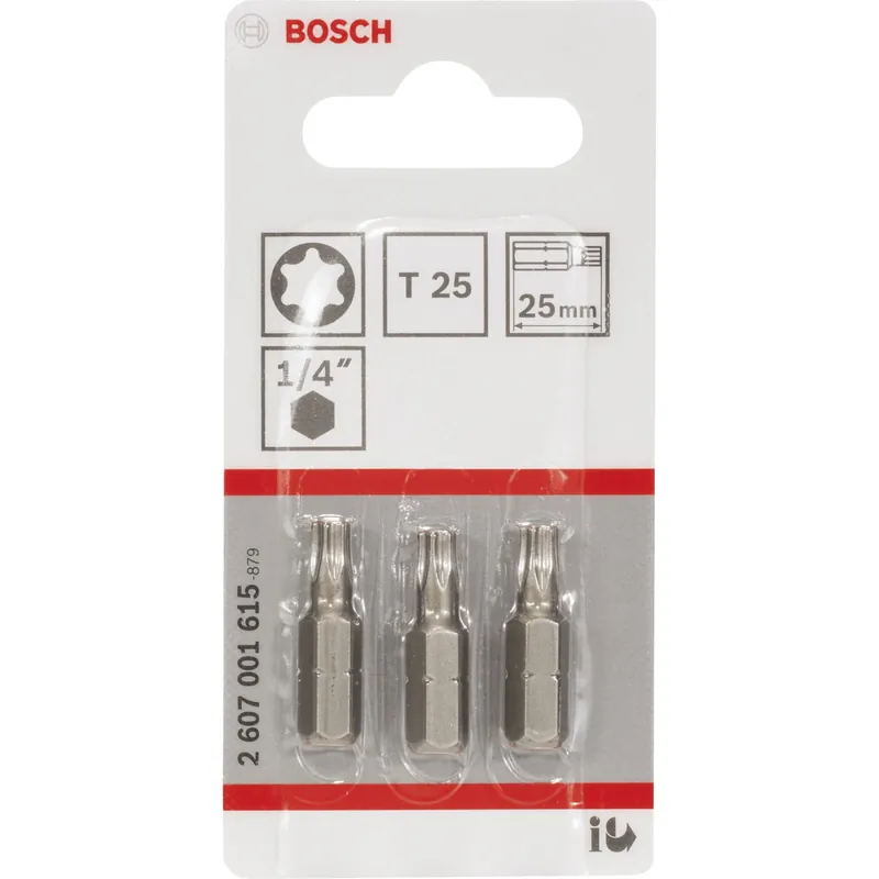 Bosch 3ST Torxschr.Bit T25 XH 25mm Top-Preis