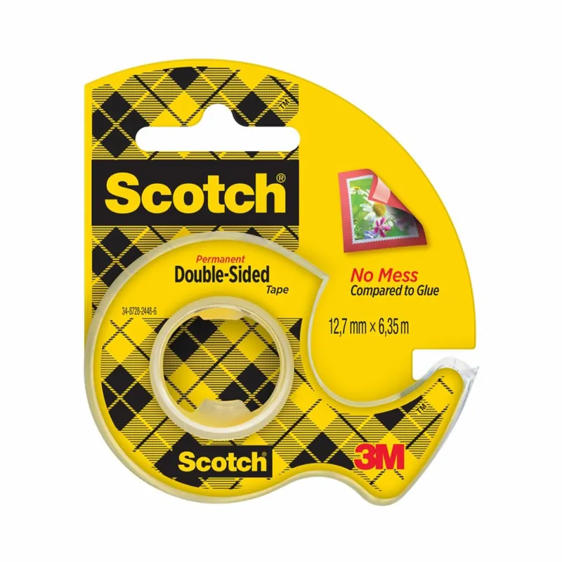 Preisknaller Scotch Doppels. Klebeband + Abroller 12mm x 6,3 136D-MDEU