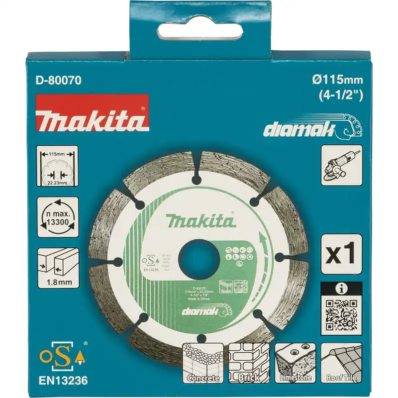 Bestpreis Makita D-80070 Diamantscheibe 115x22,23 DIAMAK