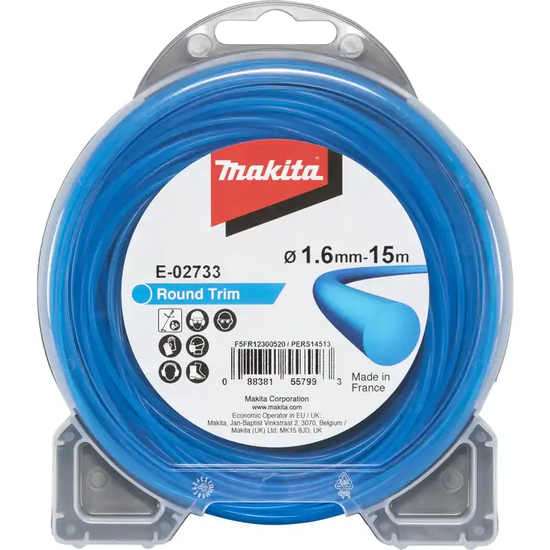 Markenprodukt Makita E-02733 Mähfaden rund 1,6mmx15m