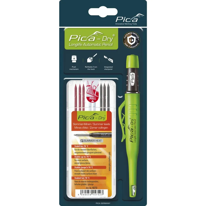 Pica DRY Bundle mit 1x Marker + 1x Minen-Set Nr. 4070 Nur Heute