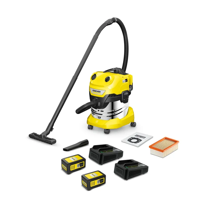 Must-Have Kärcher WD 4-18 S Dual Battery Set V-20/22