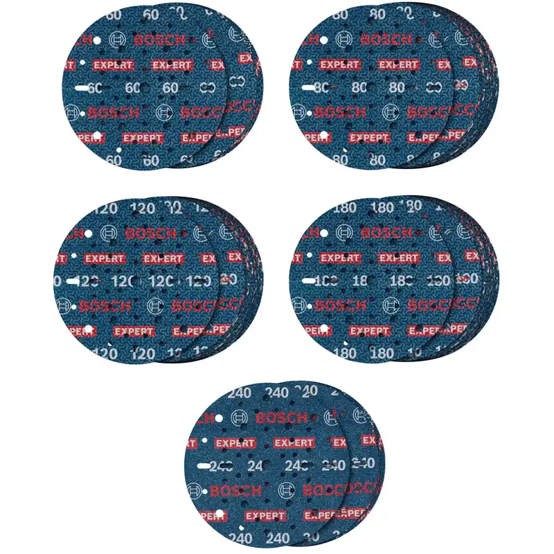 Bosch EXP O780 Foil Schleiffol. Set,150mm,55St Versand Am Gleichen Tag
