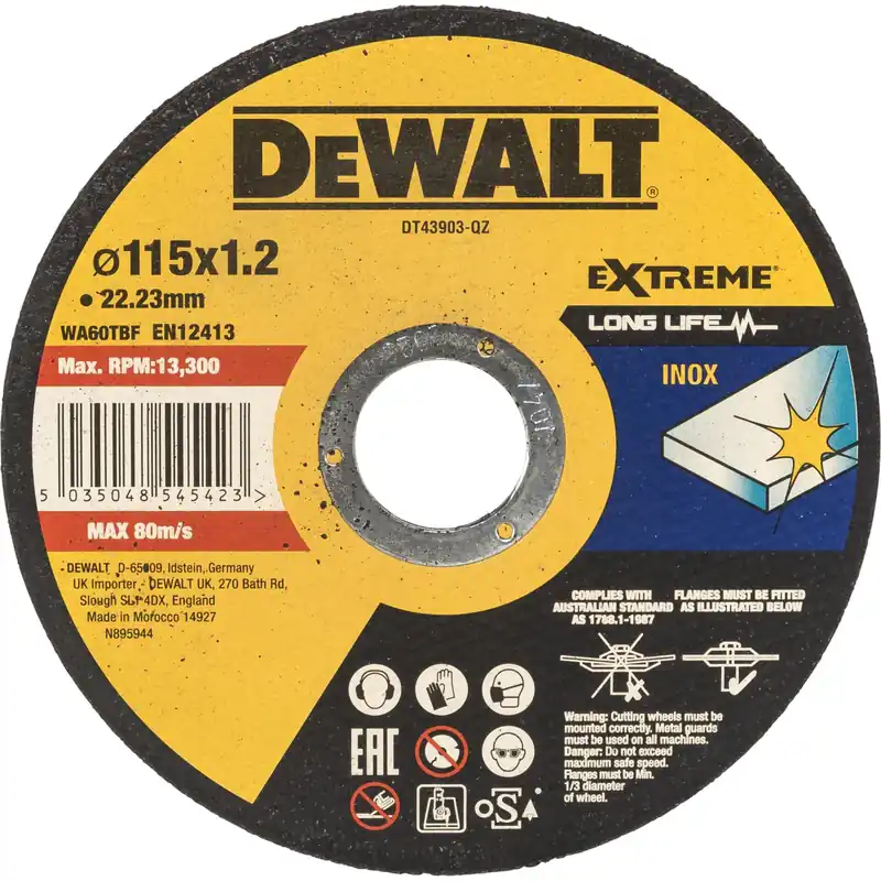 DeWalt DT43903-QZ EXTREME Trennscheibe 115mm Sonderangebot