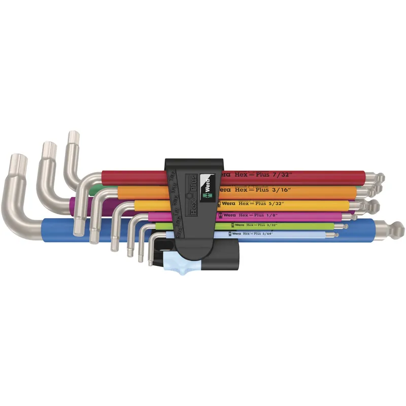 Wera 3950/9 Hex-Plus Multicolour Imperial Stainless 1 Edelstahl Saisonangebot