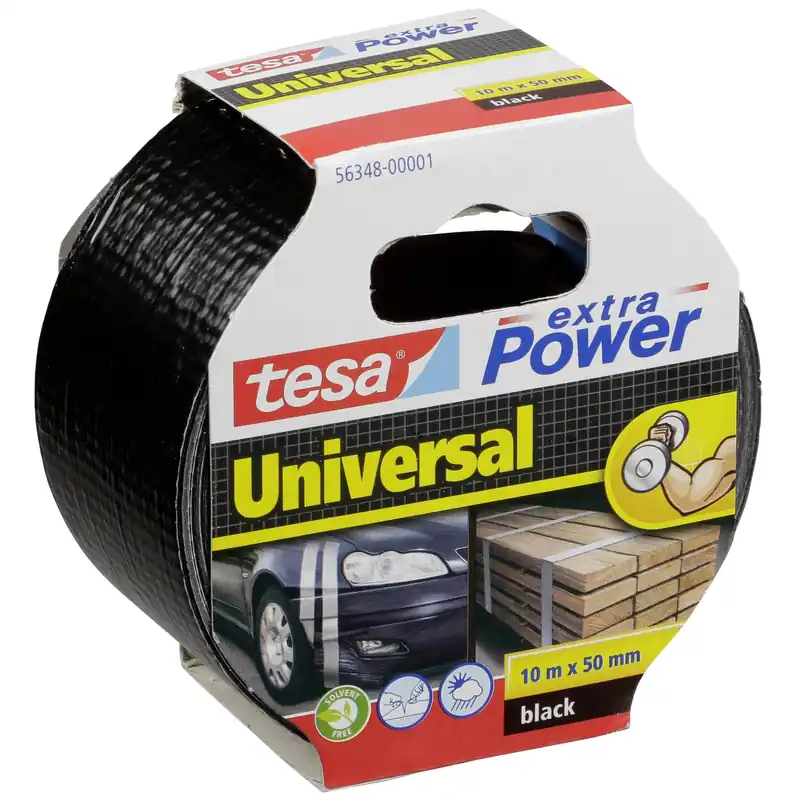 Tesa Folienband extra Power Universal 50 mm x 10 m schwarz Schnäppchen
