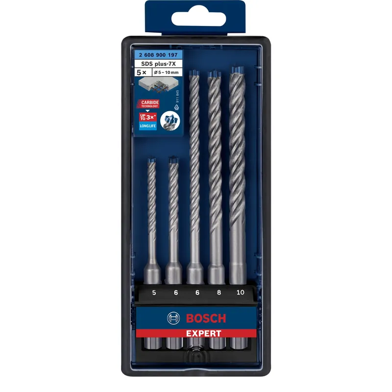 Neuheit Bosch EXPERT Hammerbohrer SDS plus-7X 5tlg Set