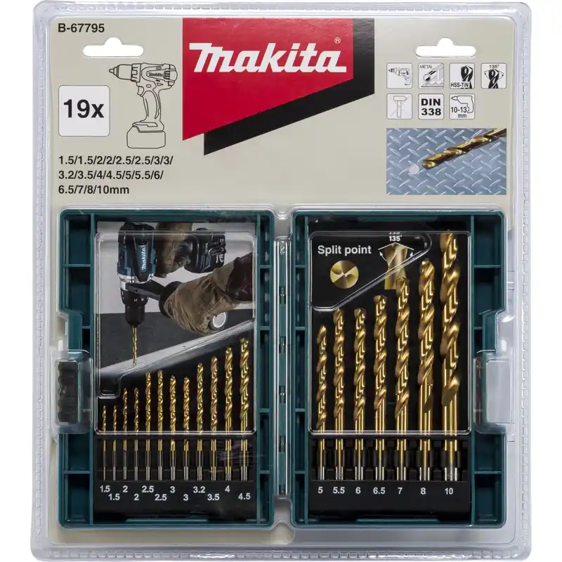 Günstig Makita Bohrer-Set 19tlg