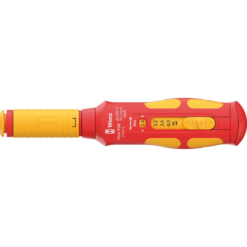 Beliebt Wera 7516 VDE Kraftform Safe- Torque Speed 2,4-4,0 Nm