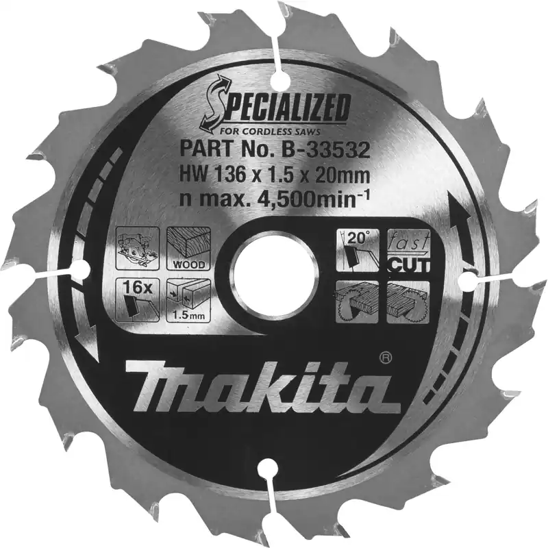 Makita B-33532 SPECIALIZED Sägeb.136x20x16Z Knallerangebot