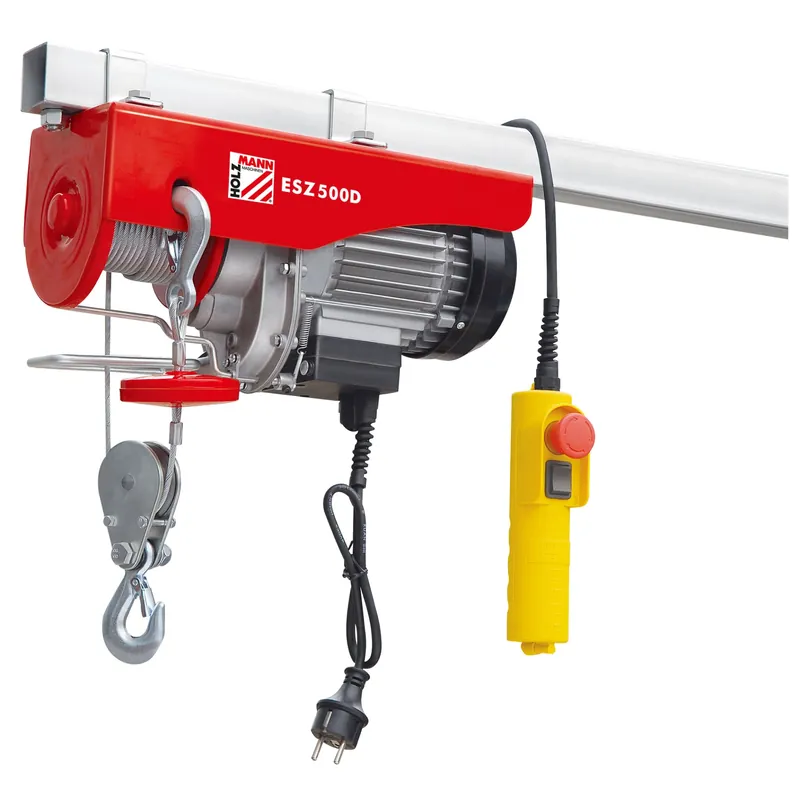 Ausverkauf Holzmann ESZ500D 230V Elektrischer-Seilzug 500kg