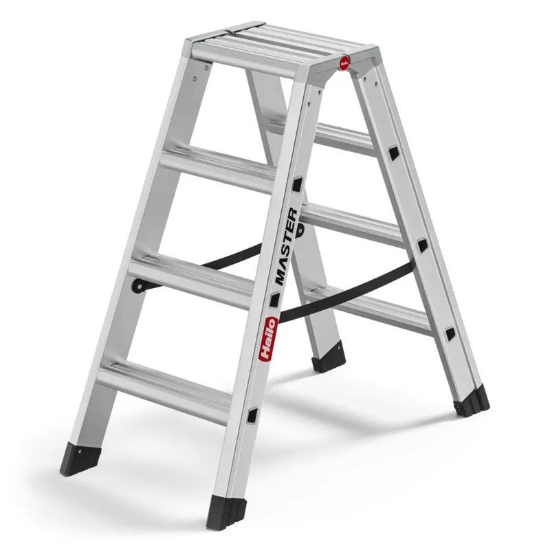 Versand Am Gleichen Tag Hailo Master D100 2 x 5 Stufen-Leiter