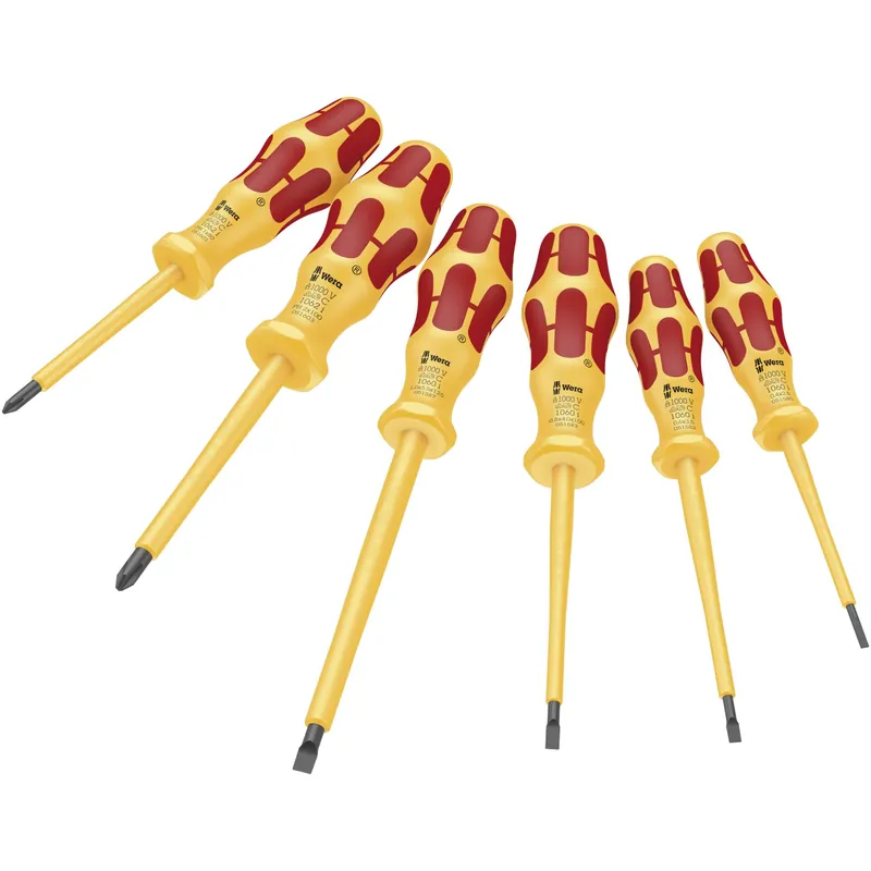 Wera 1060 i/1062 i/6 VDE Schraubendrehersatz Kraftform Begrenztes Angebot