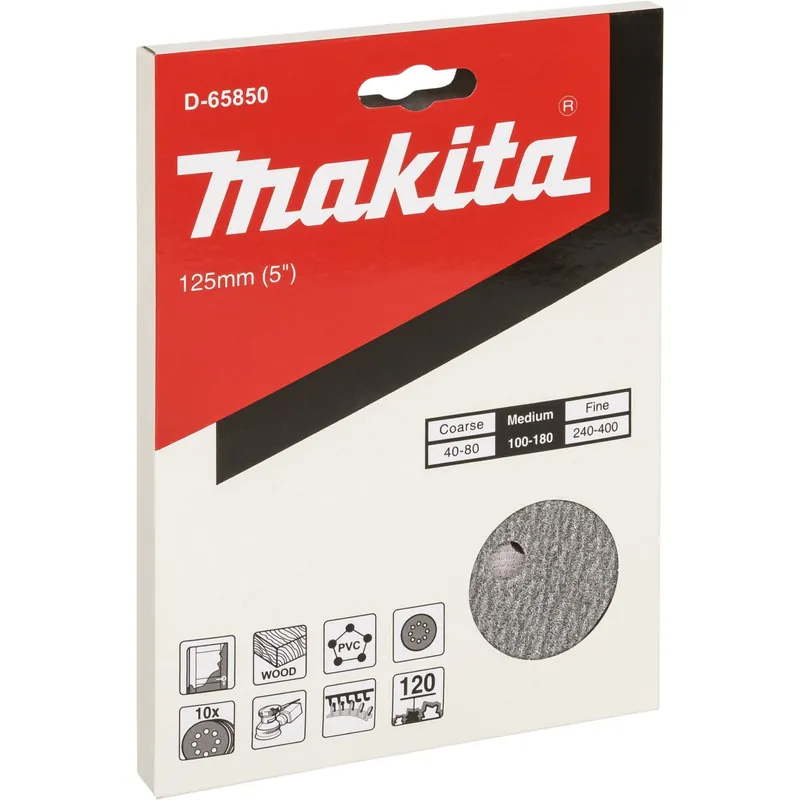 Makita Schleifpap. Kl. 125mm K120(10) Top-Preis