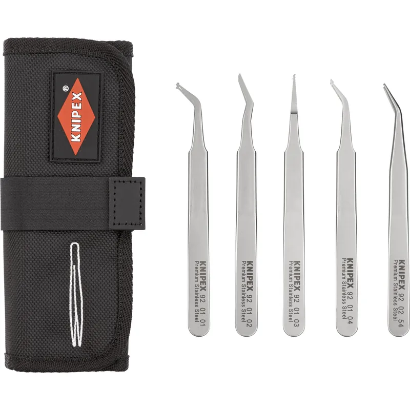 Preisknaller KNIPEX SMD-Präzisionspinzetten -Set, 5tlg