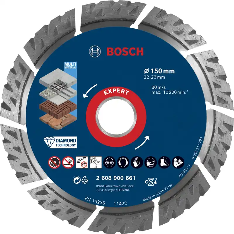 Neue Ware Bosch EXPERT Multi Material Diamant 150x22.23x2.4x12