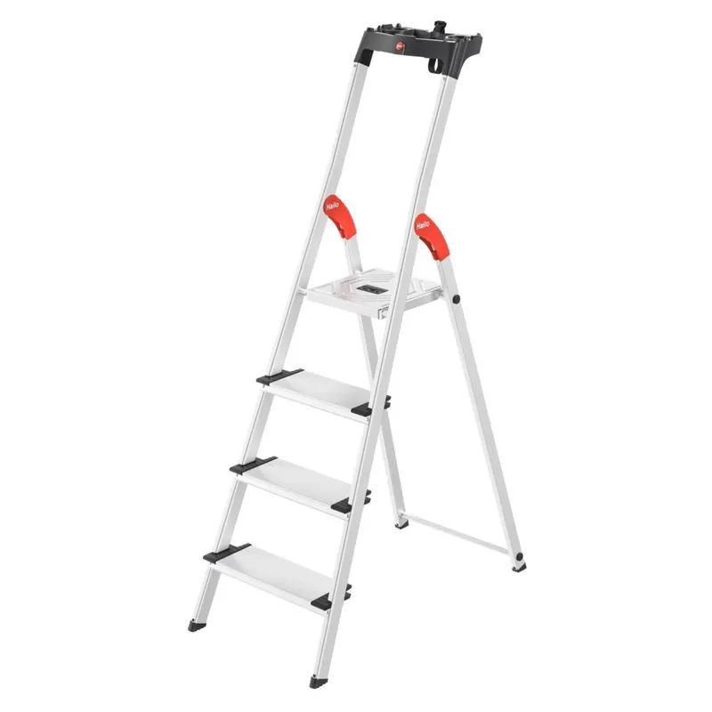Hailo L80 ComfortLine 4 Stufen Stehleiter Garantierte Lieferung