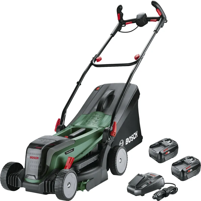 Preis Gesenkt Bosch UniversalRotak 18V-37-550 Akku-Rasenmäher
