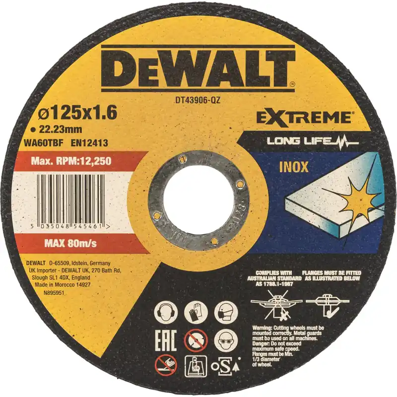 Markenprodukt DeWalt DT43906-QZ Metall-Trennscheibe 125mm