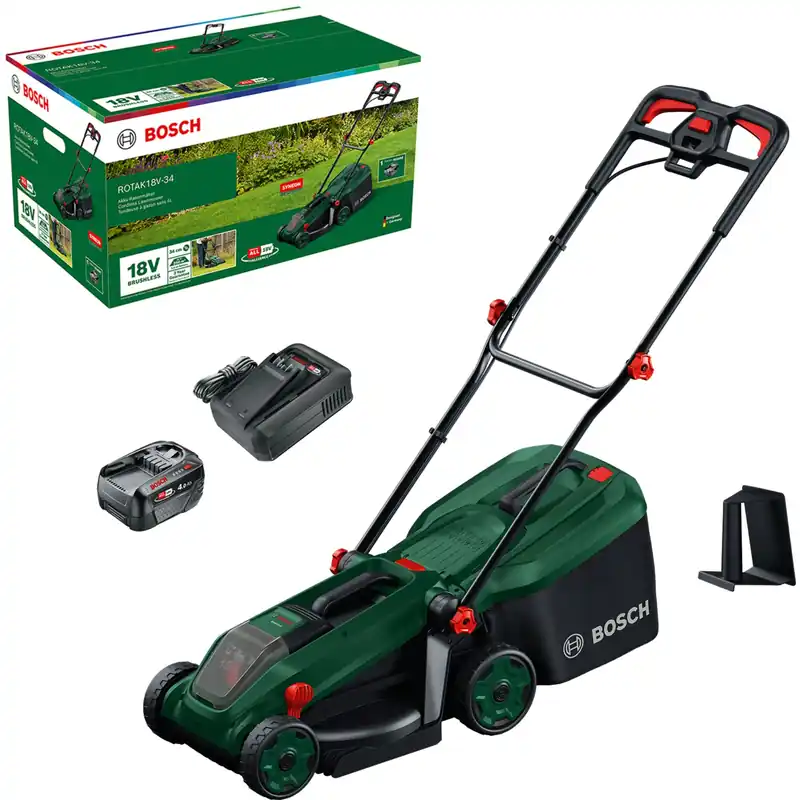 Bosch Rotak 18V-34 Set Akku-Rasenmäher Top-Angebot