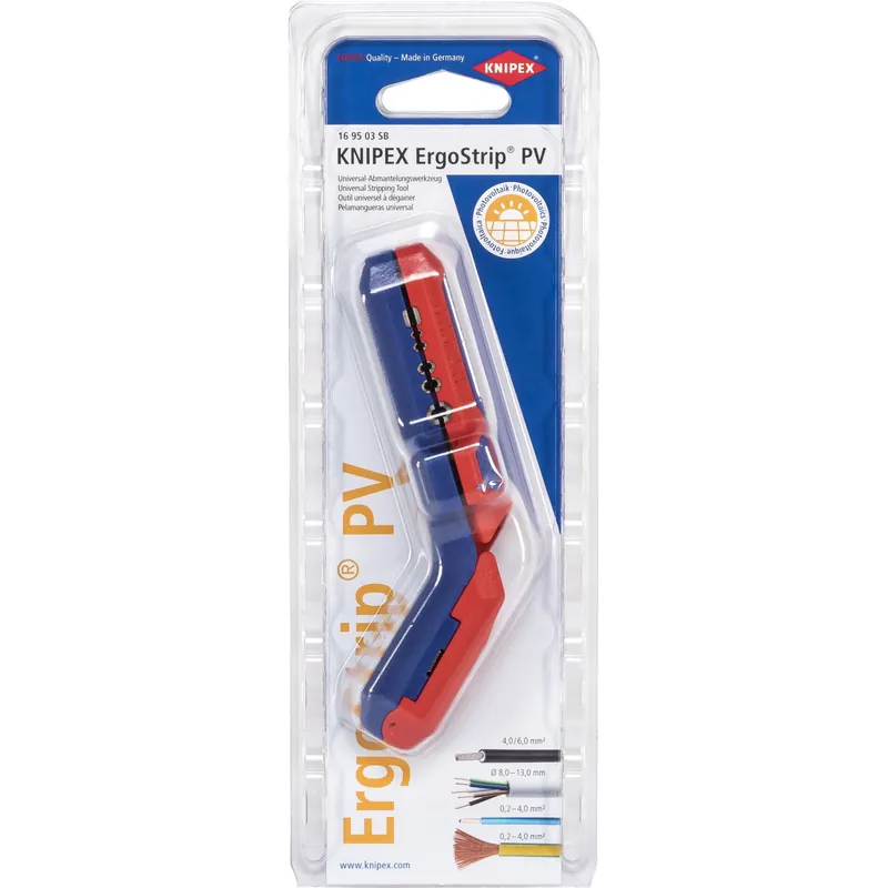 Angebot KNIPEX ErgoStrip PV Abmantelungswerkzeug