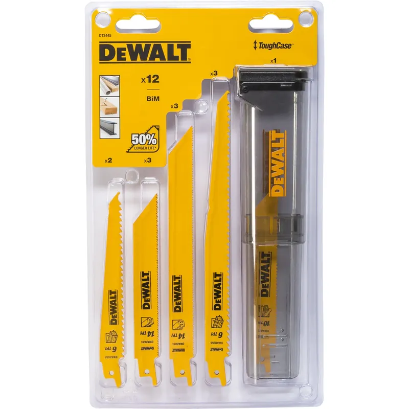 DeWalt DT2445-QZ Säbelsägeblatt-Set 12-tlg. Knallerangebot