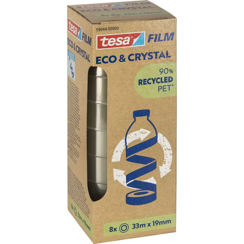 Tesa Klebefilm eco&crystal 19mm x 33m Direkt Vom Hersteller