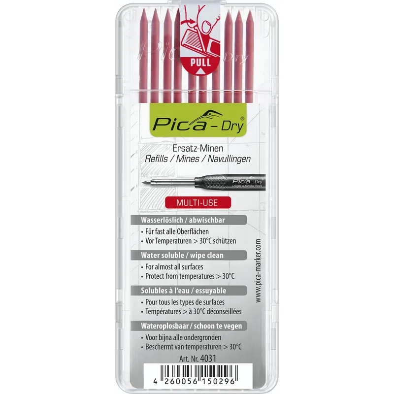 Neu Im Sortiment Pica DRY Minen-Set rot