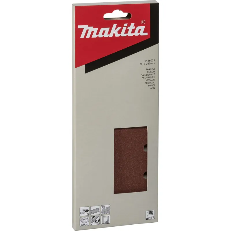 Makita Schleifpap. 93x230mm K180 LOCH Rabatt