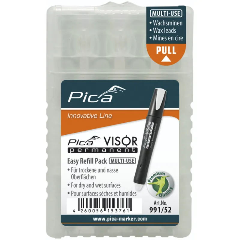 Garantierte Lieferung Pica VISOR permanent Ersatzminen -Sets, weiss