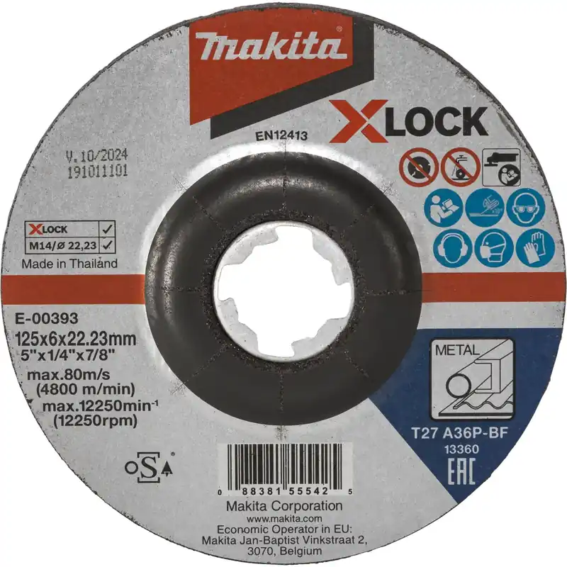 Top-Seller Makita E-00393 Schruppscheibe 125x6mm Stahl