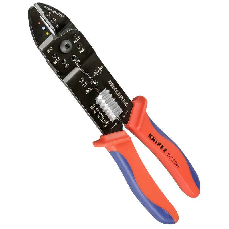 Solange Der Vorrat Reicht KNIPEX Crimpzange schwarz lackiert 240 mm