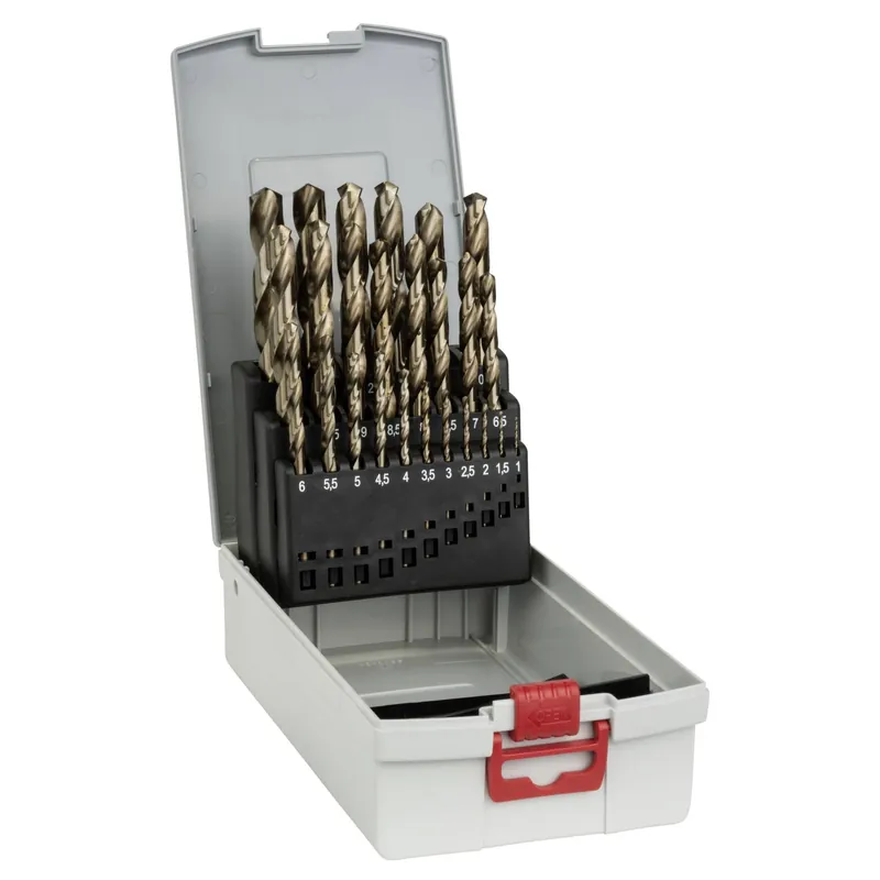 Aktuell Bosch Metallbohrer-Set HSS-Co mit Box 25 tlg. 1,0-13,0 mm