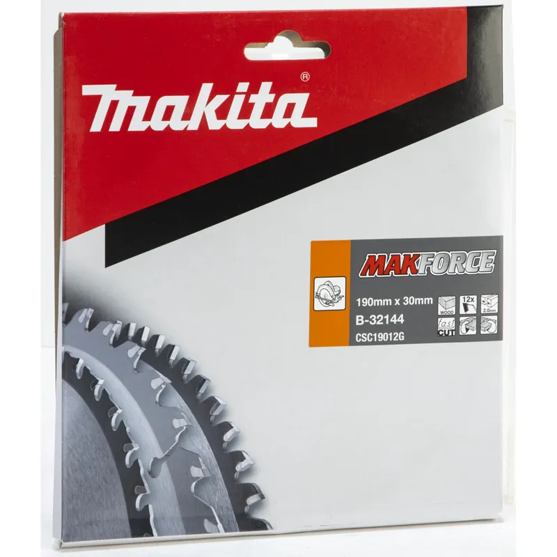 Neue Kollektion Makita MAKFORCE Sägeblatt 190x30x12Z
