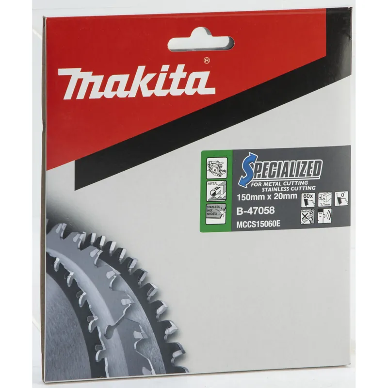 Beliebt Makita Sägeblatt f. INOX 150x20x60Z
