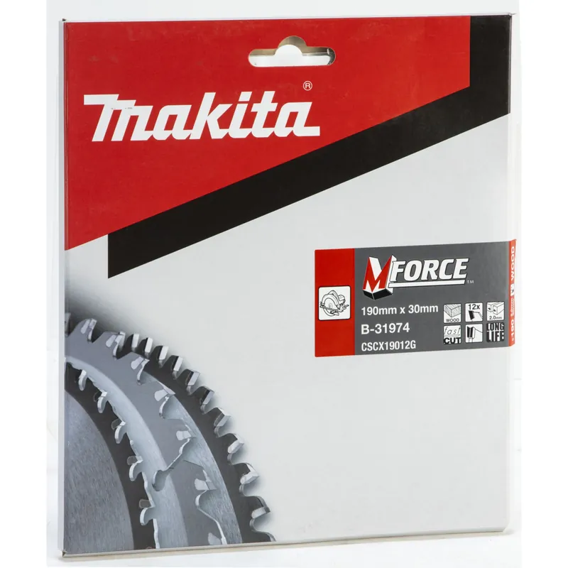 Makita M-FORCE Sägeblatt 190x30x12Z Preisreduziert
