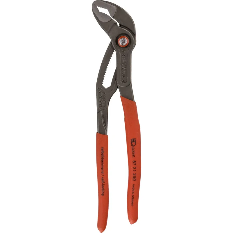 Neuheit KNIPEX Cobra QuickSet Wasserpumpenzange