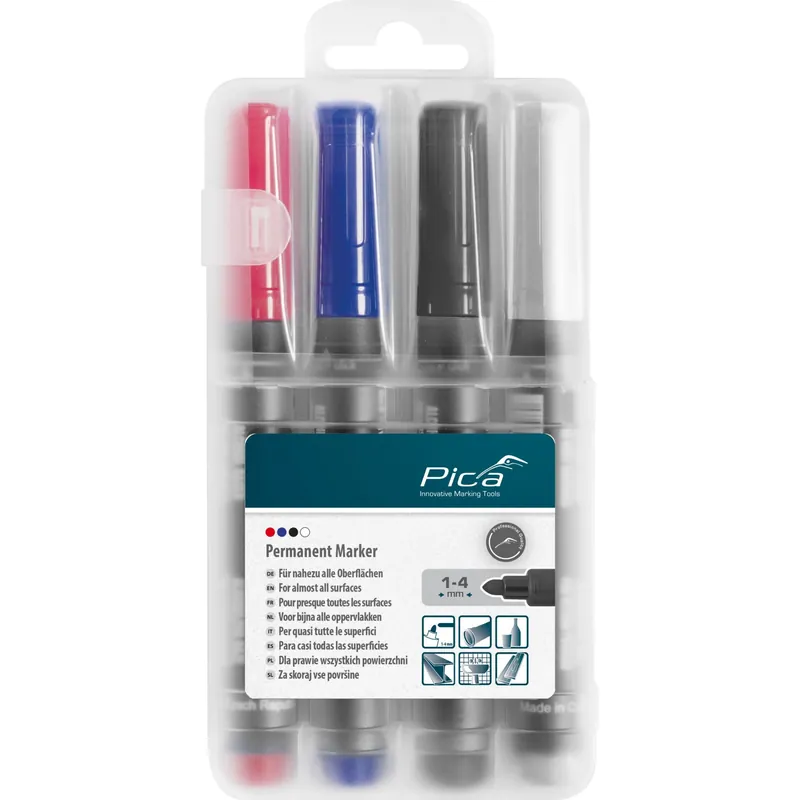 Sichere Zahlung Pica permanent Marker 1-4mm sortiert mit Instant-White
