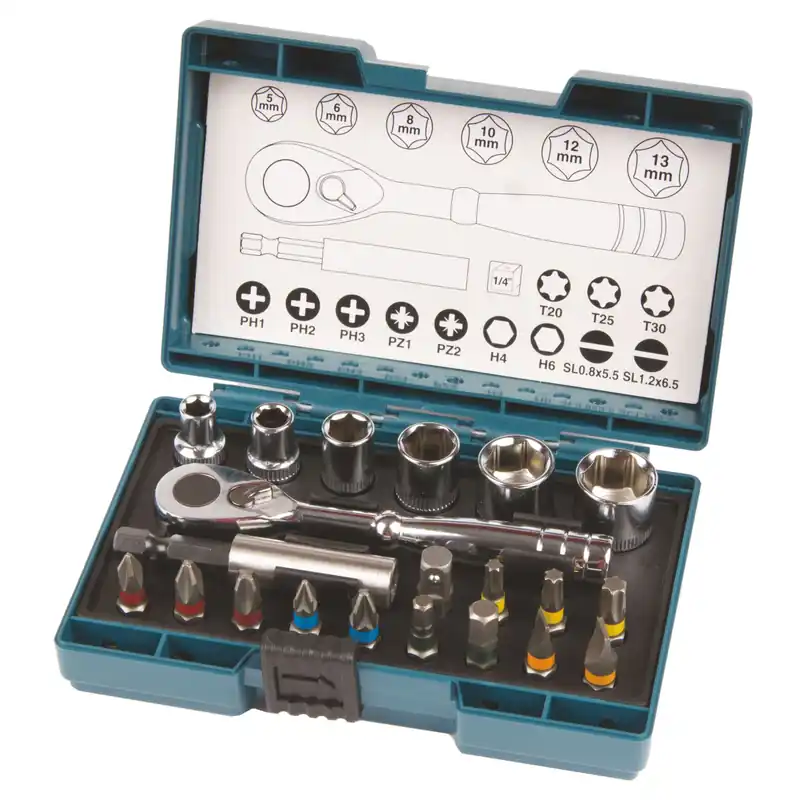 Makita B-54081 Ratschen + Bit-Set Begrenztes Angebot