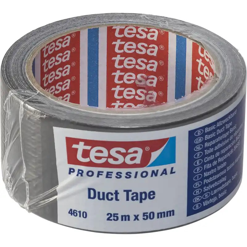 Nur Für Kurze Zeit Tesa Gewebekleb. 25m x 50mm silber 04610