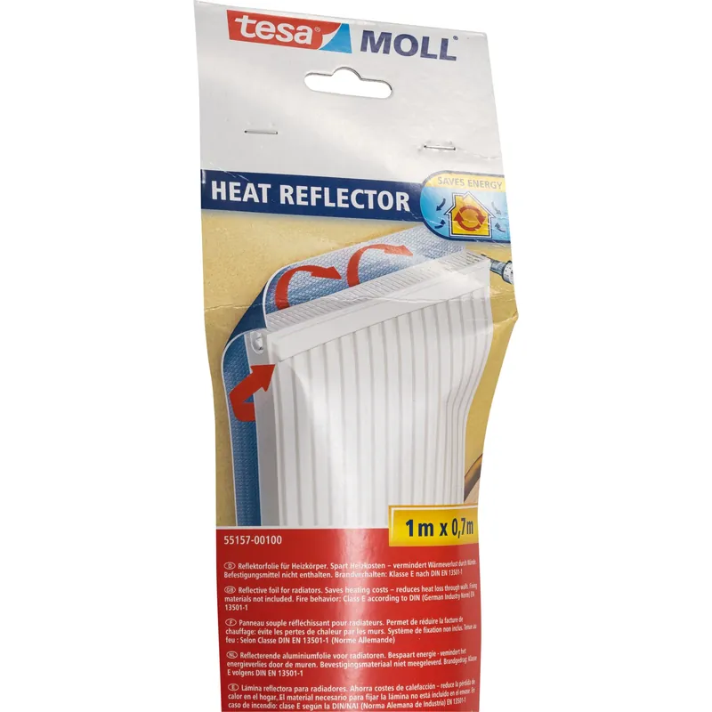 Heißes Angebot Tesa Reflektorfolie für Heizung 1m x 700mm 55157