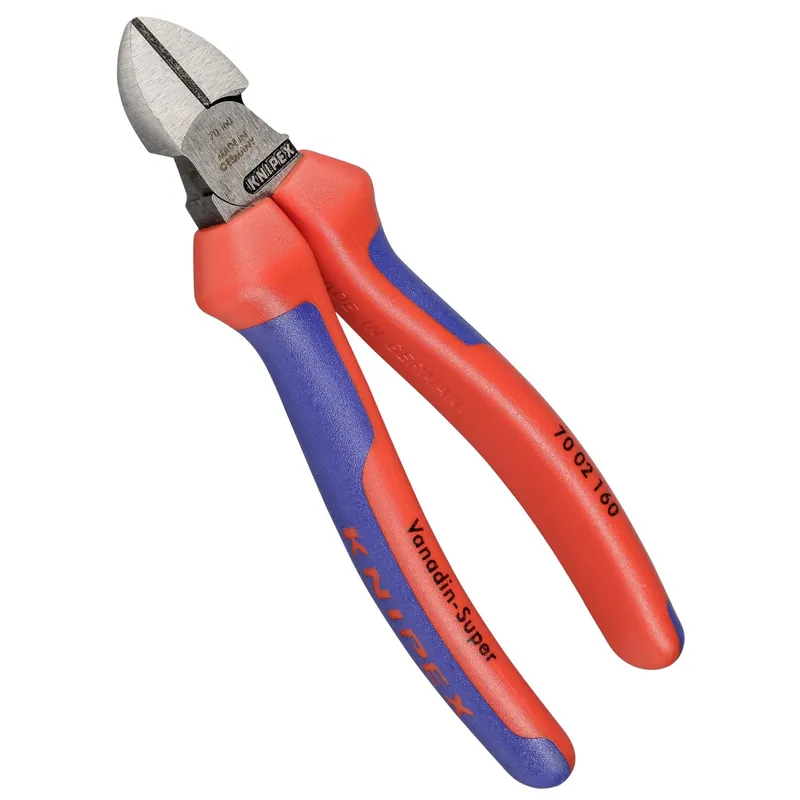Neu Im Sortiment KNIPEX Seitenschneider schwarz atramentiert poliert 160 mm