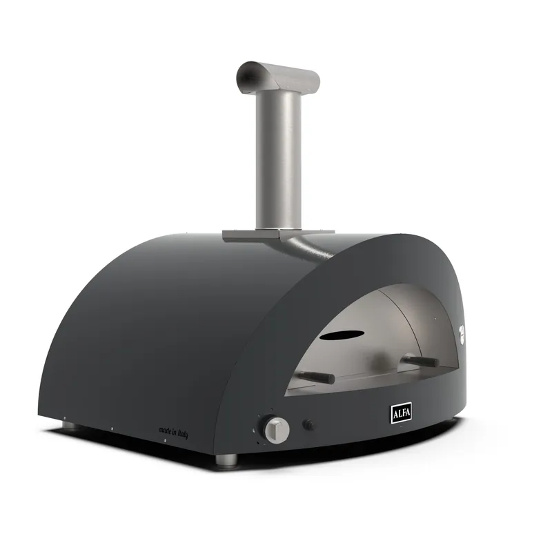 Garantierte Lieferung Alfa Forni Moderno 5 Pizze Hybrid Schiefer Grau